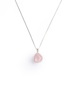 Pingente - Pedra Quartzo Rosa